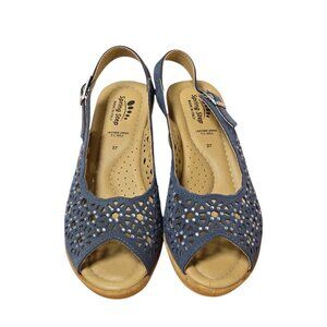 Spring Step Women's Saibara Navy Sandals Shoes Size EUR 37 US 6.5-7